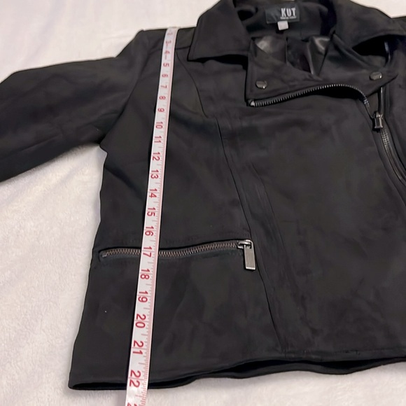 Kut From The Kloth Eveline Moto Jacket Black Size L - Picture 7 of 9